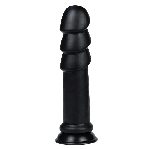 Dildo King Sized Anal Ripples – 28,5 cm, PVC, masywne fale — zdjęcie 3