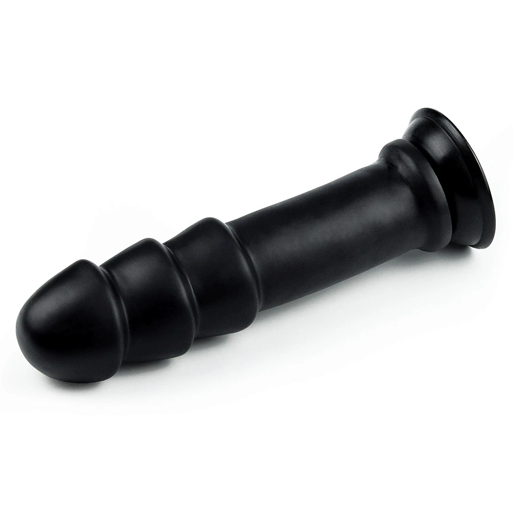 Dildo King Sized Anal Ripples – 28,5 cm, PVC, masywne fale — zdjęcie 4