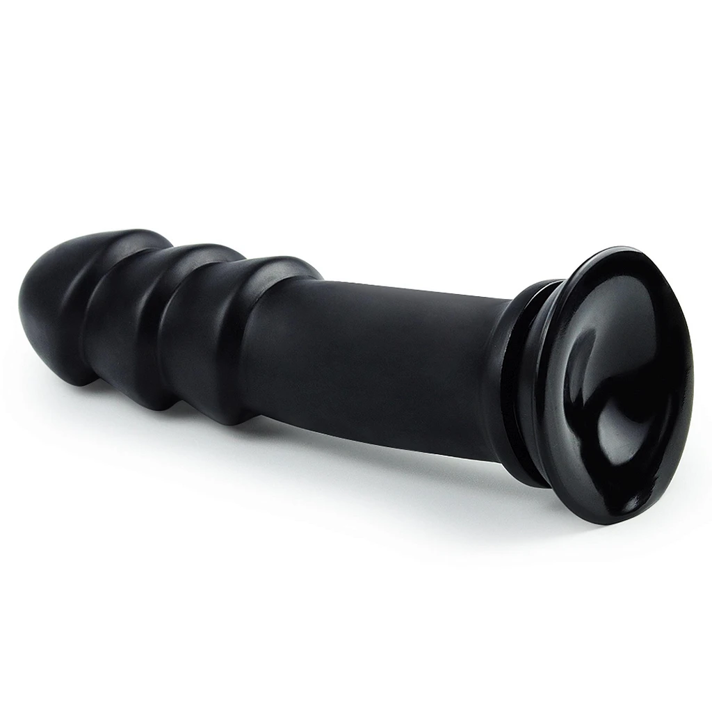 Dildo King Sized Anal Ripples – 28,5 cm, PVC, masywne fale — zdjęcie 5