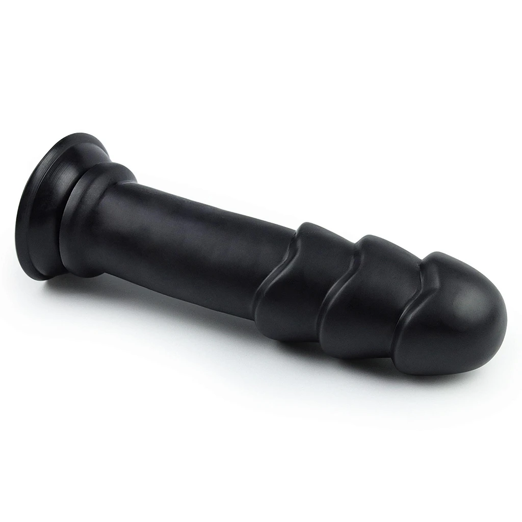 Dildo King Sized Anal Ripples – 28,5 cm, PVC, masywne fale — zdjęcie 6