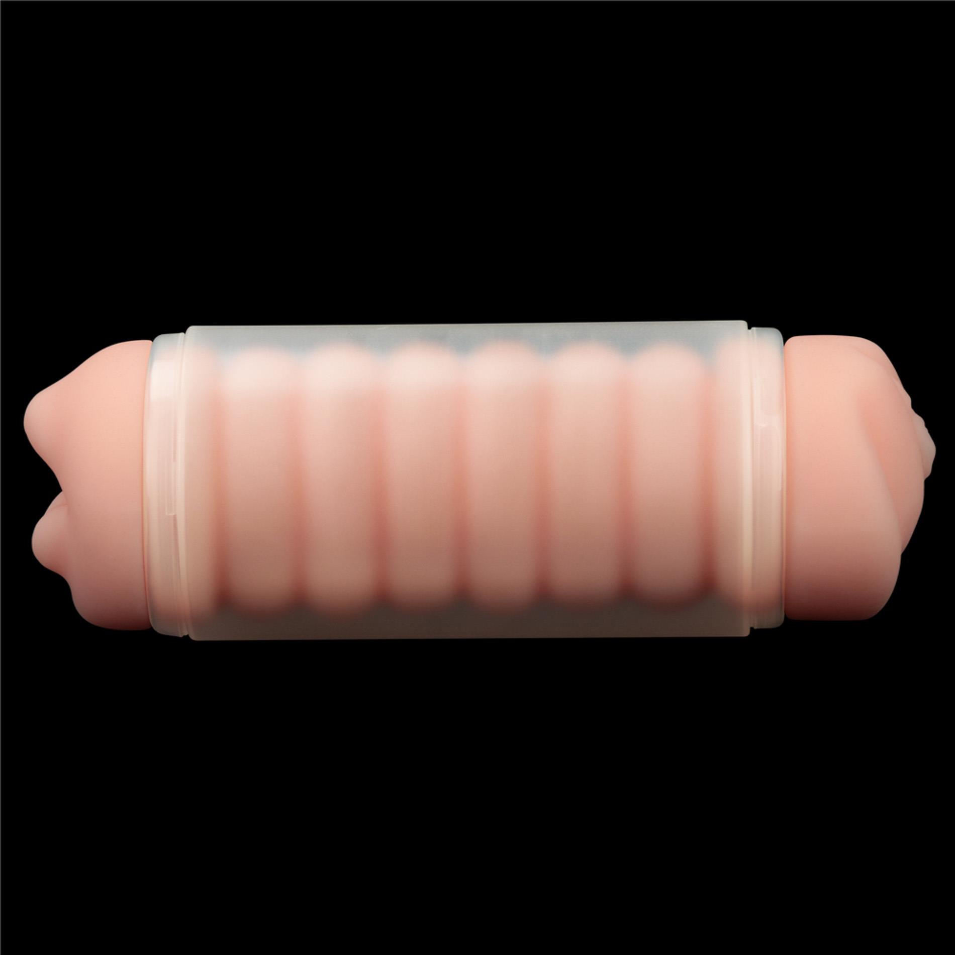 Masturbator Lovetoy Virgin-Skin Blowout – usta i pochwa, 22,3 cm — zdjęcie 1
