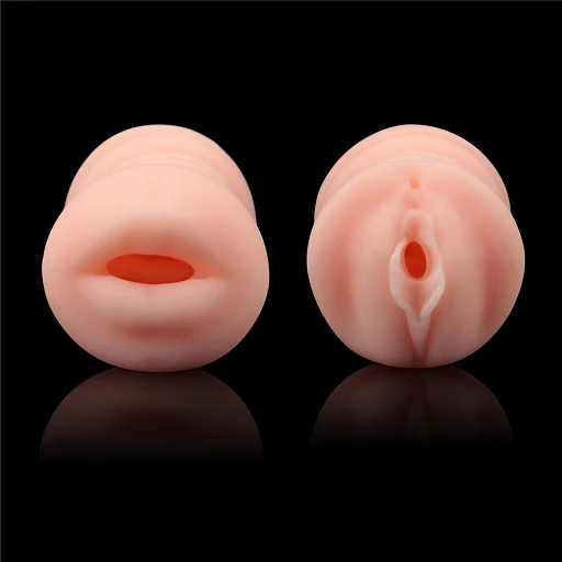 Masturbator Lovetoy Virgin-Skin Blowout – usta i pochwa, 22,3 cm — zdjęcie 2