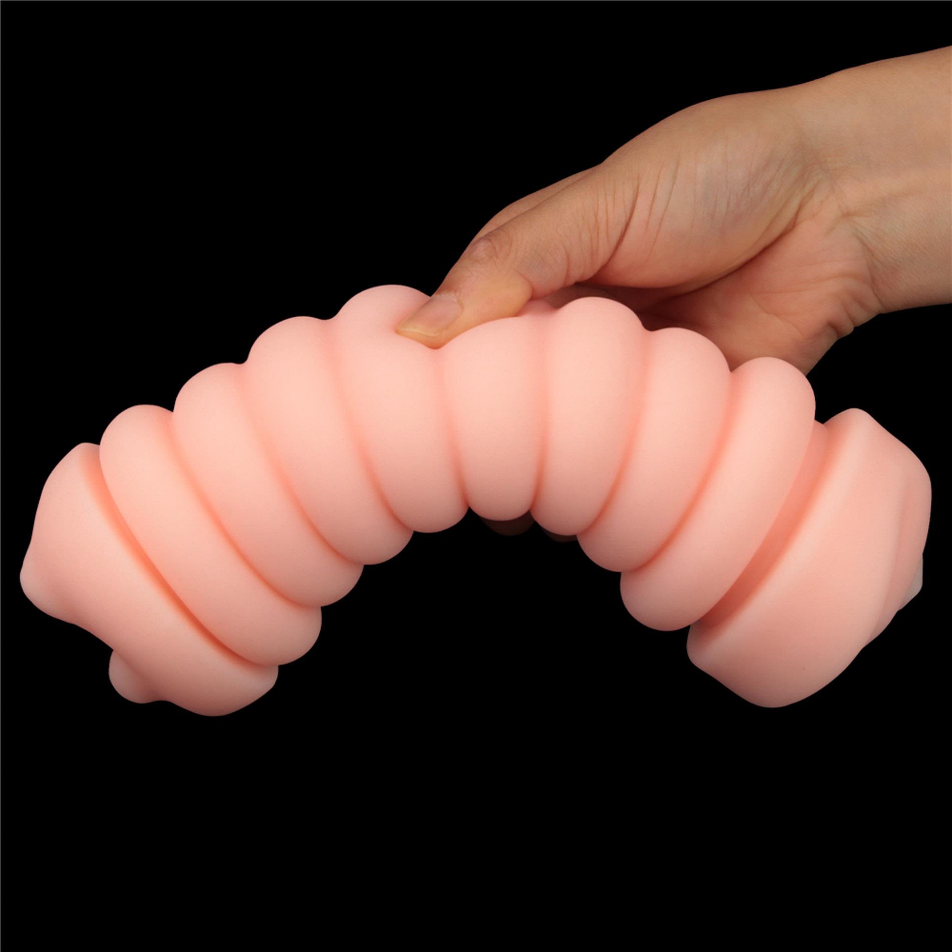 Masturbator Lovetoy Virgin-Skin Blowout – usta i pochwa, 22,3 cm — zdjęcie 7