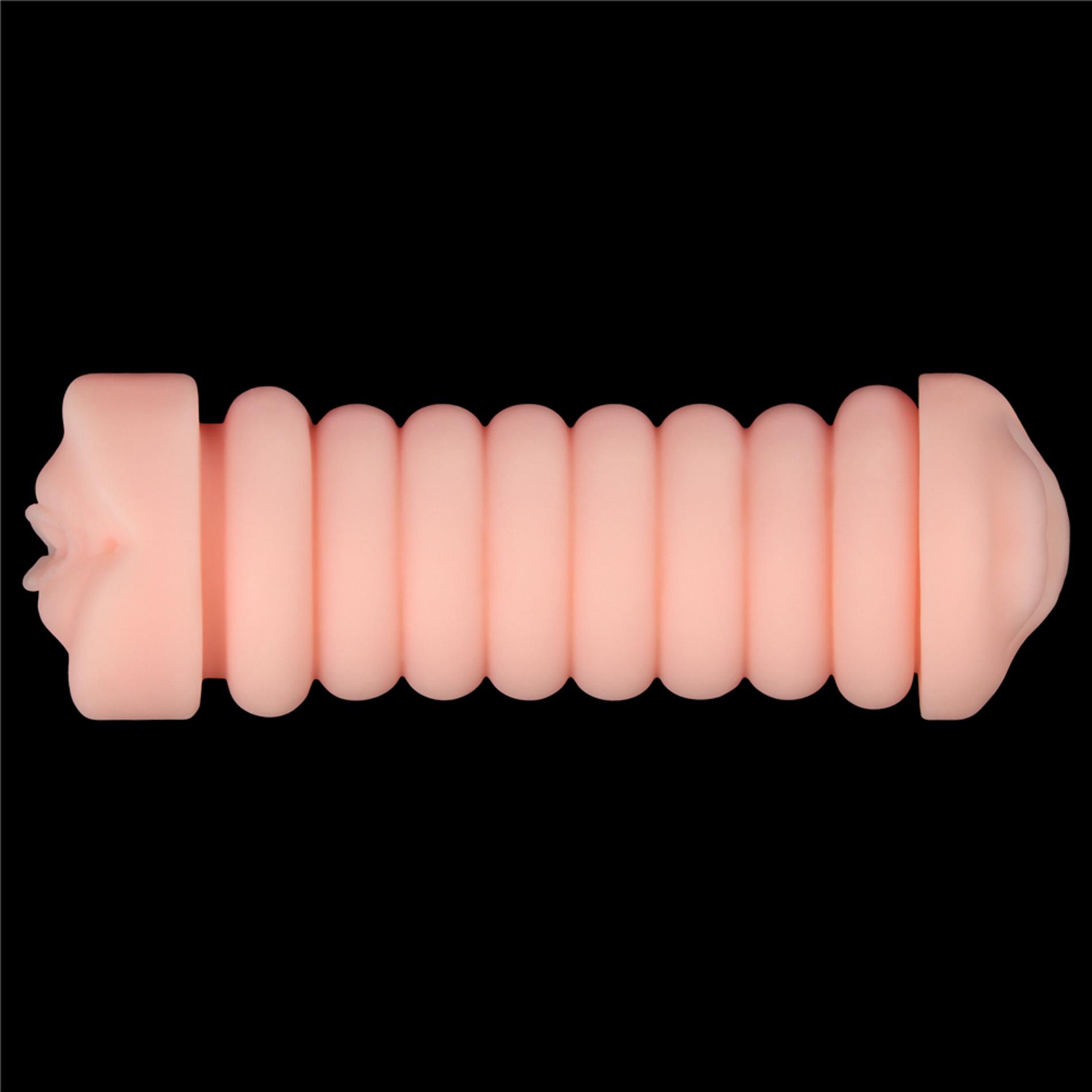 Masturbator Lovetoy Virgin-Skin Blowout – usta i pochwa, 22,3 cm — zdjęcie 8