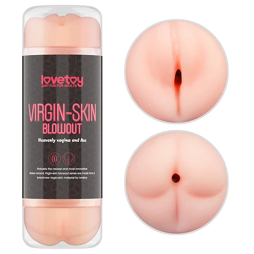 Masturbator Lovetoy Virgin-Skin Blowout – pochwa i odbyt, 22,3 cm — zdjęcie 12