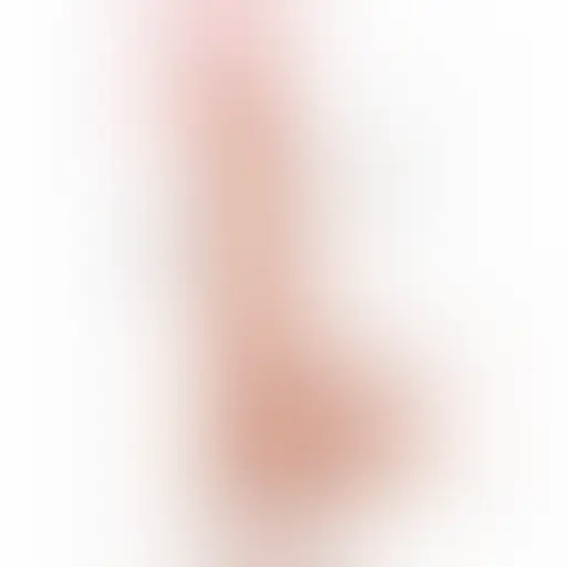 Dildo Lovetoy Sliding Skin – 22 cm, zakrzywione, duże jądra, cielisty