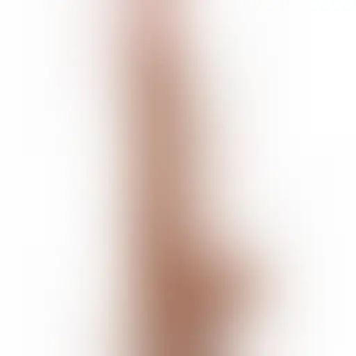 Dildo Lovetoy Sliding Skin Dual Layer – brązowe, 20 cm, średnica 4 cm