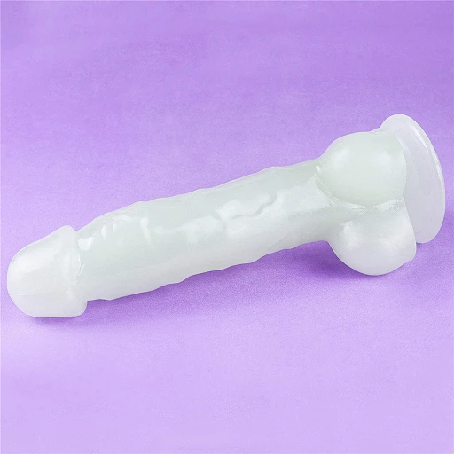 Dildo Lumino Play 8.5'' – świecące, realistyczne, TPE — zdjęcie 16