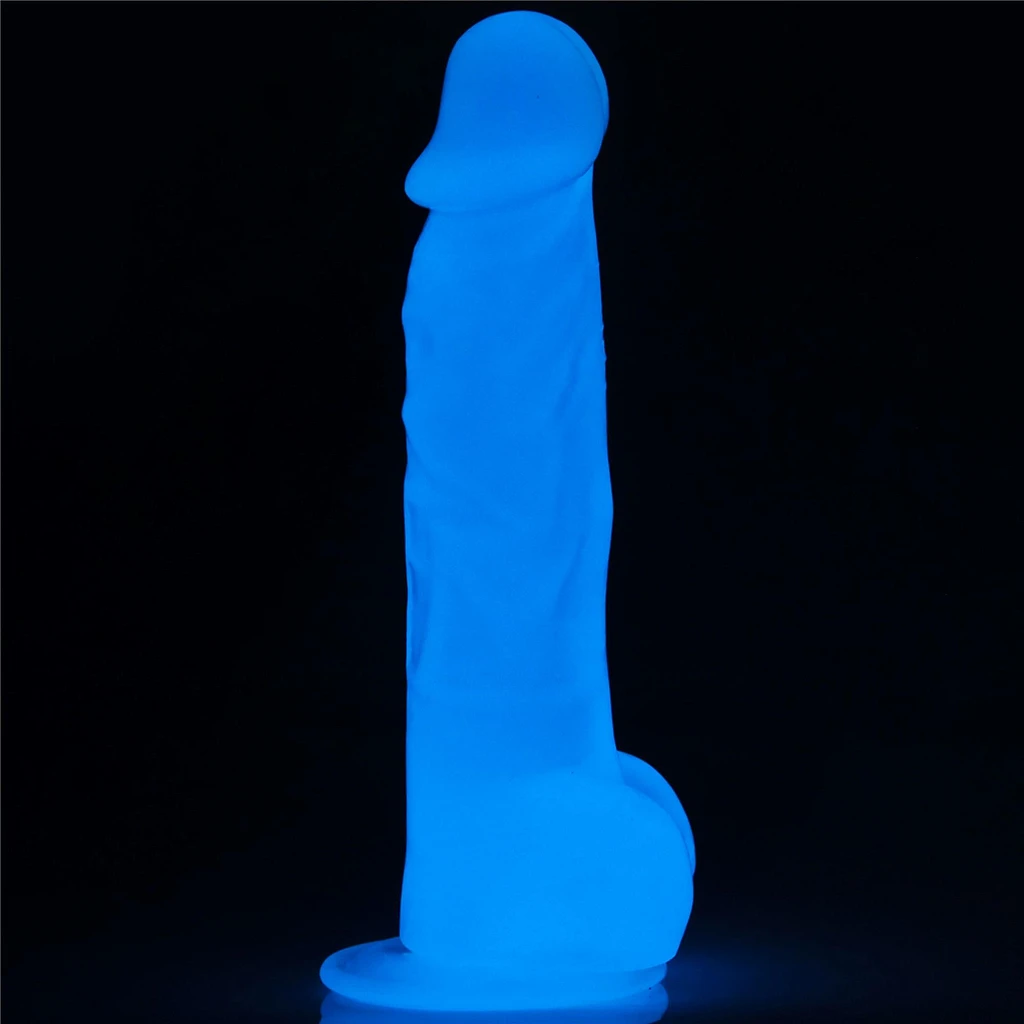 Dildo Lumino Play 8.5'' – świecące, realistyczne, TPE — zdjęcie 2
