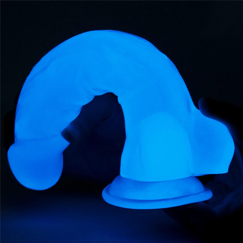 Dildo Lumino Play 8.5'' – świecące, realistyczne, TPE — zdjęcie 3