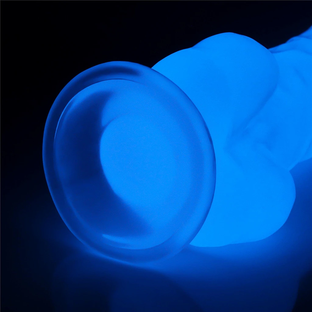 Dildo Lumino Play 8.5'' – świecące, realistyczne, TPE — zdjęcie 7