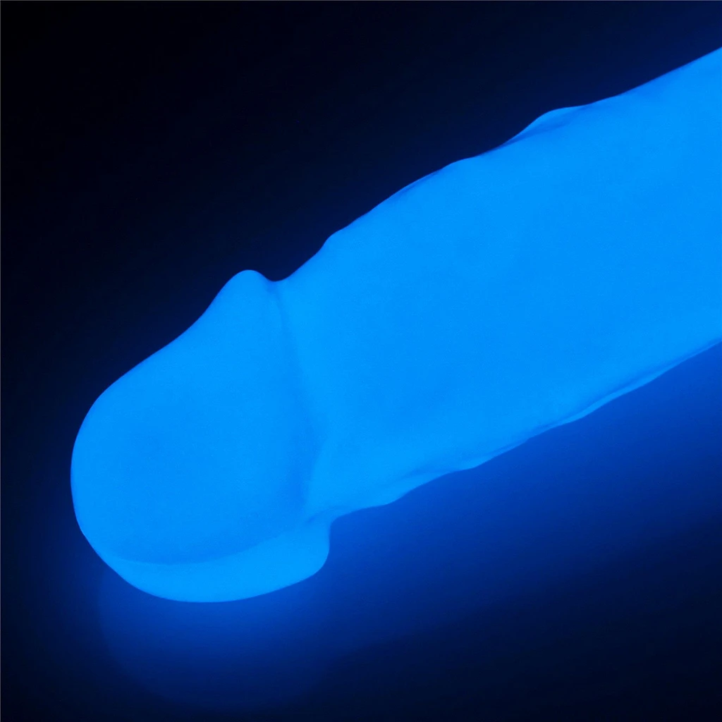 Dildo Lumino Play 8.5'' – świecące, realistyczne, TPE — zdjęcie 8