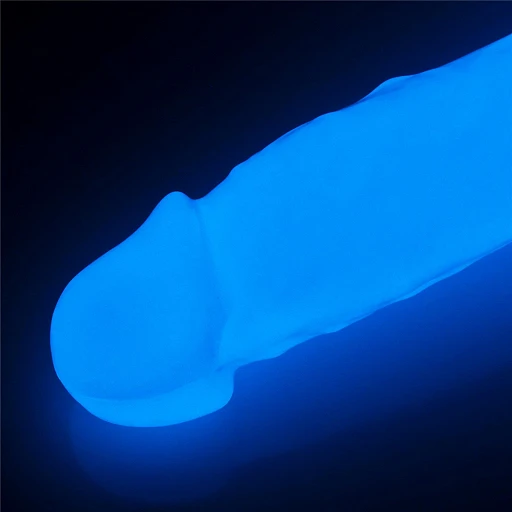 Dildo Lumino Play 8.5'' – świecące, realistyczne, TPE — zdjęcie 8