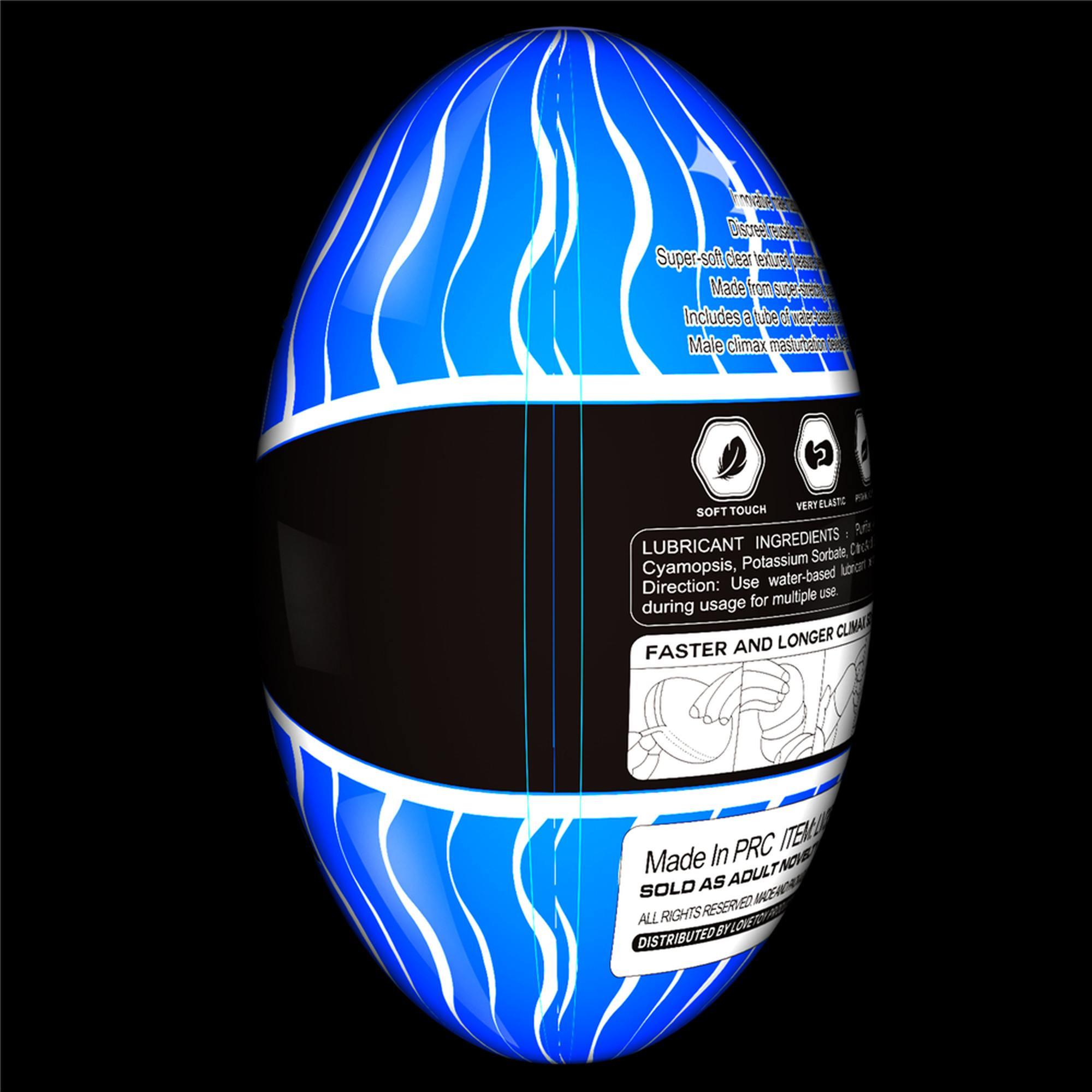 Masturbator Giant Egg Climax Spirals Edition - super miękki — zdjęcie 15