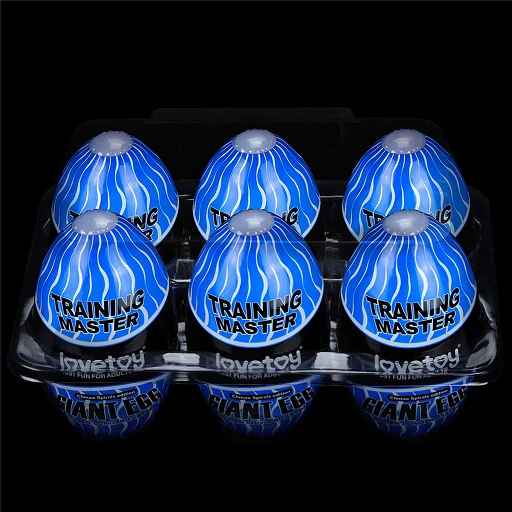 Masturbator Giant Egg Climax Spirals Edition - super miękki — zdjęcie 18