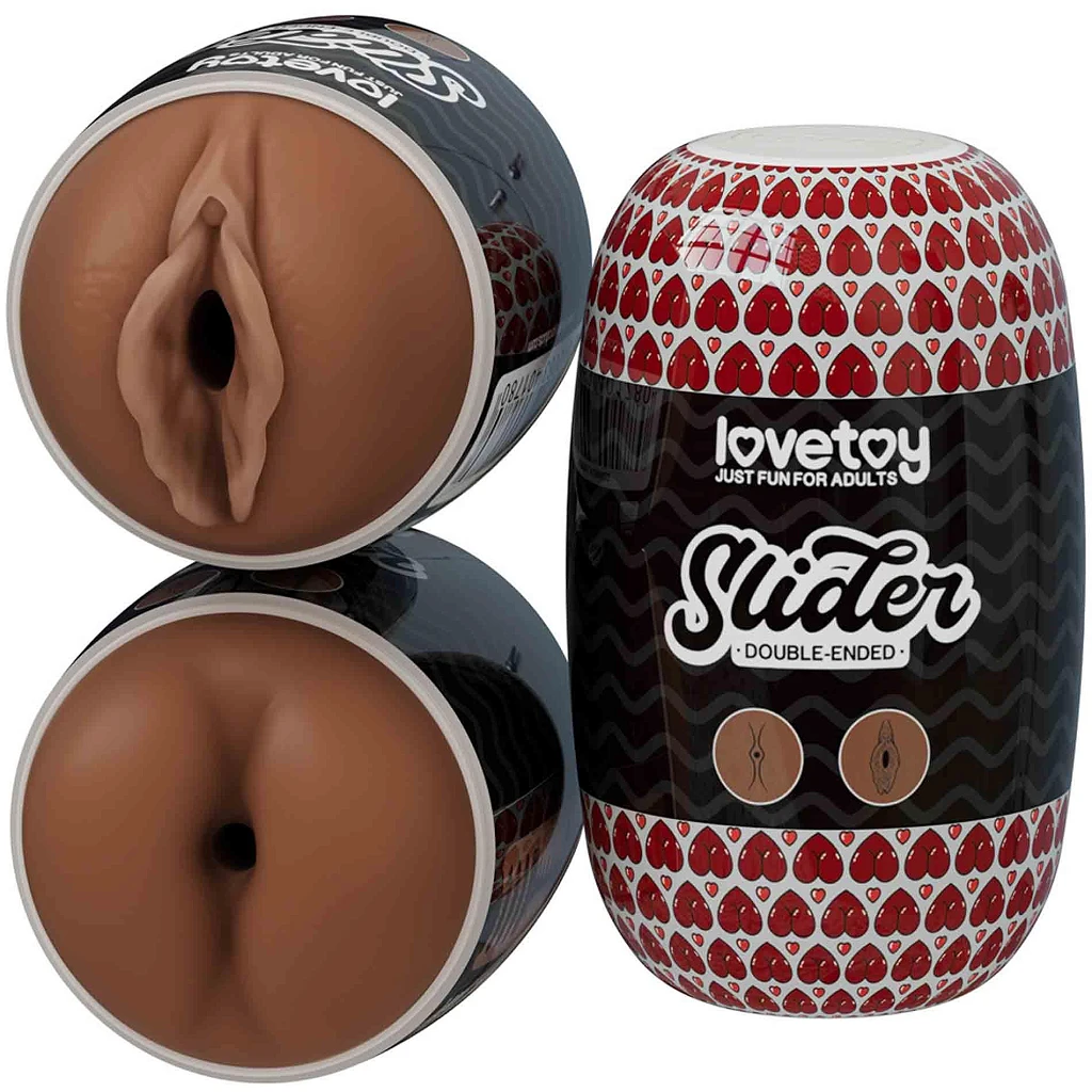 Masturbator dwustronny Slider - anus i pochwa