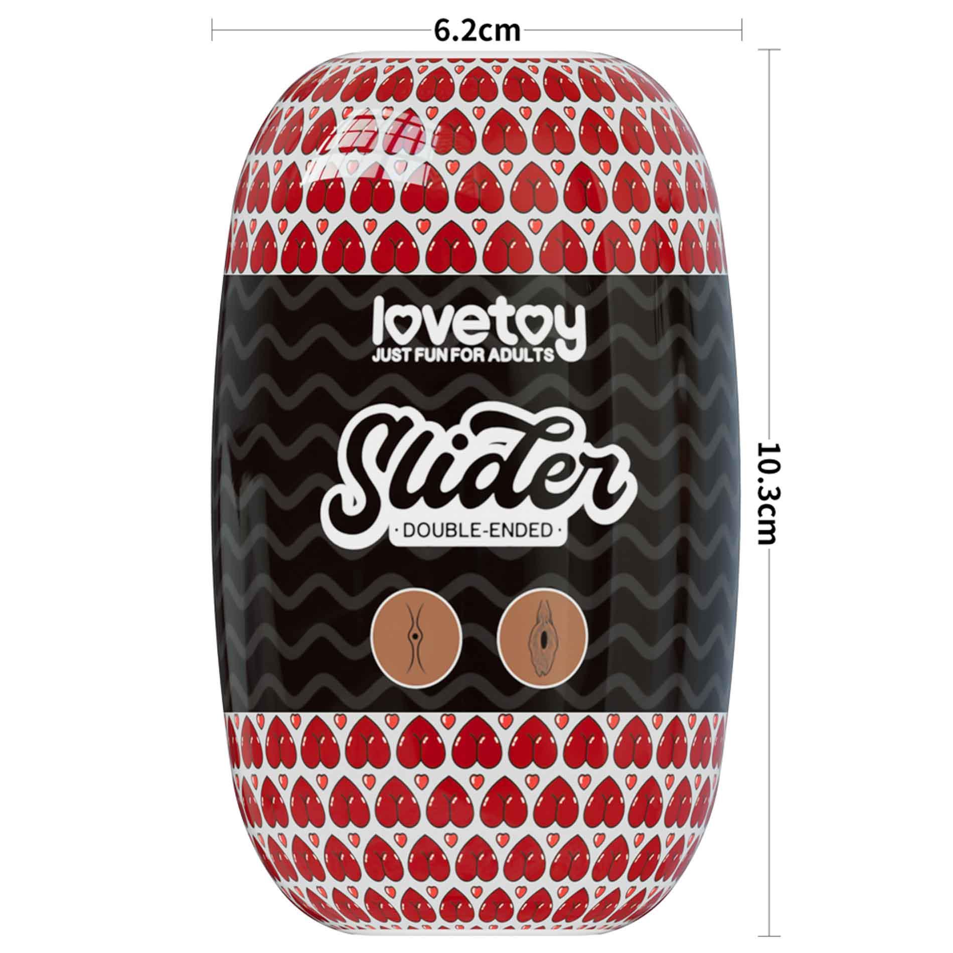 Masturbator dwustronny Slider - anus i pochwa — zdjęcie 2