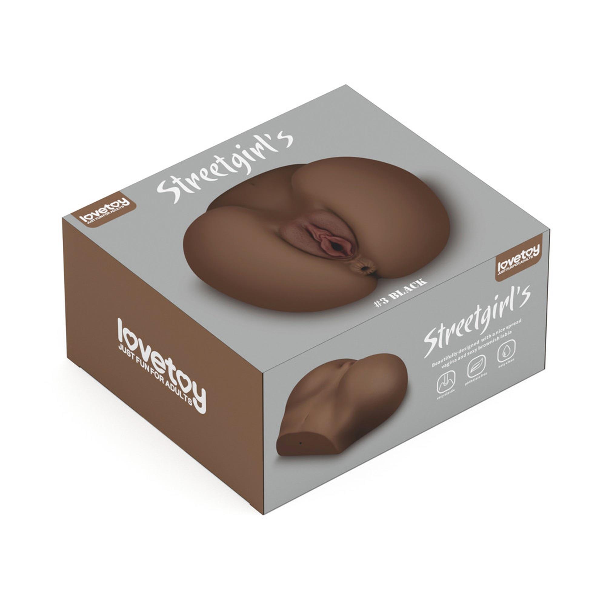 Masturbator Lovetoy Streetgirl's #3 Black – wagina i anus — zdjęcie 5