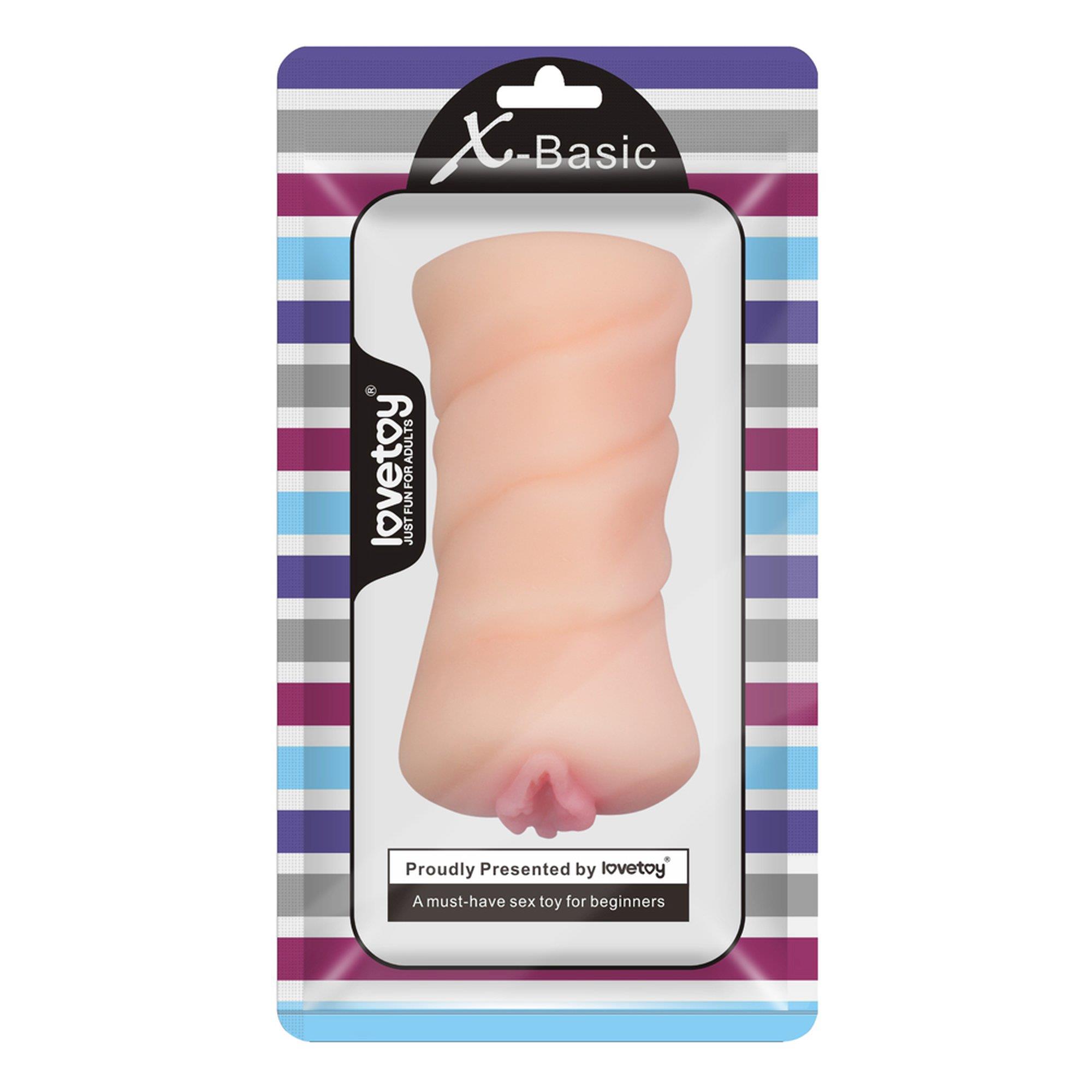 Masturbator Lovetoy X-Basic – wagina, 13 cm, TPE — zdjęcie 3