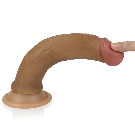 Dildo Lovetoy Nature Cock – dwuwarstwowy silikon, 18,5 cm — zdjęcie 8