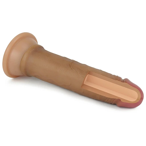 Dildo Lovetoy Nature Cock – dwuwarstwowy silikon, 18,5 cm — zdjęcie 9