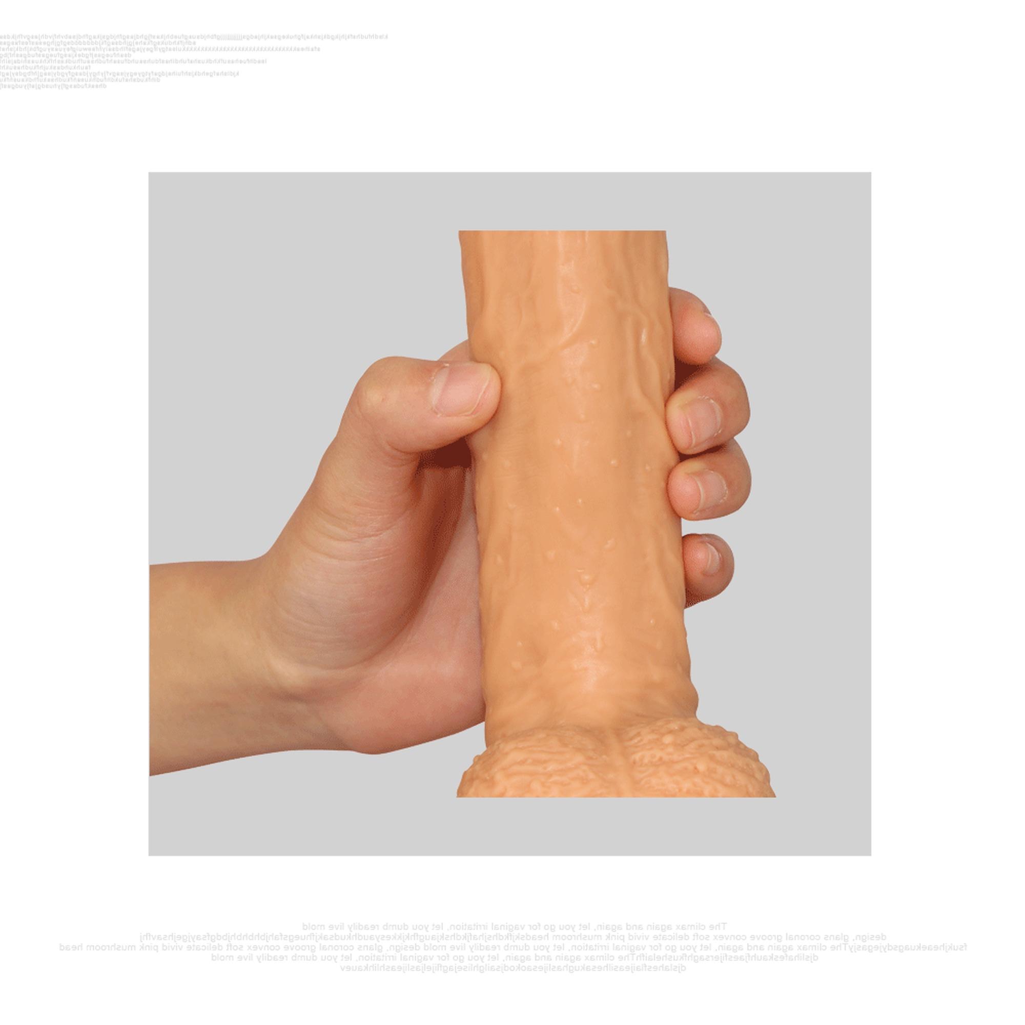 Dildo Lovetoy Nature Cock – dwuwarstwowy silikon, 22 cm — zdjęcie 11