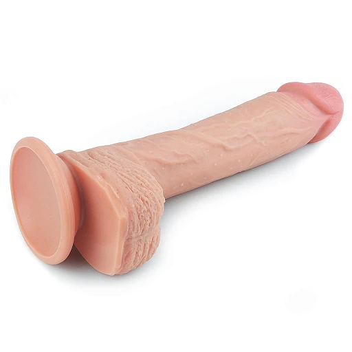 Dildo Lovetoy Nature Cock – dwuwarstwowy silikon, 22 cm — zdjęcie 4