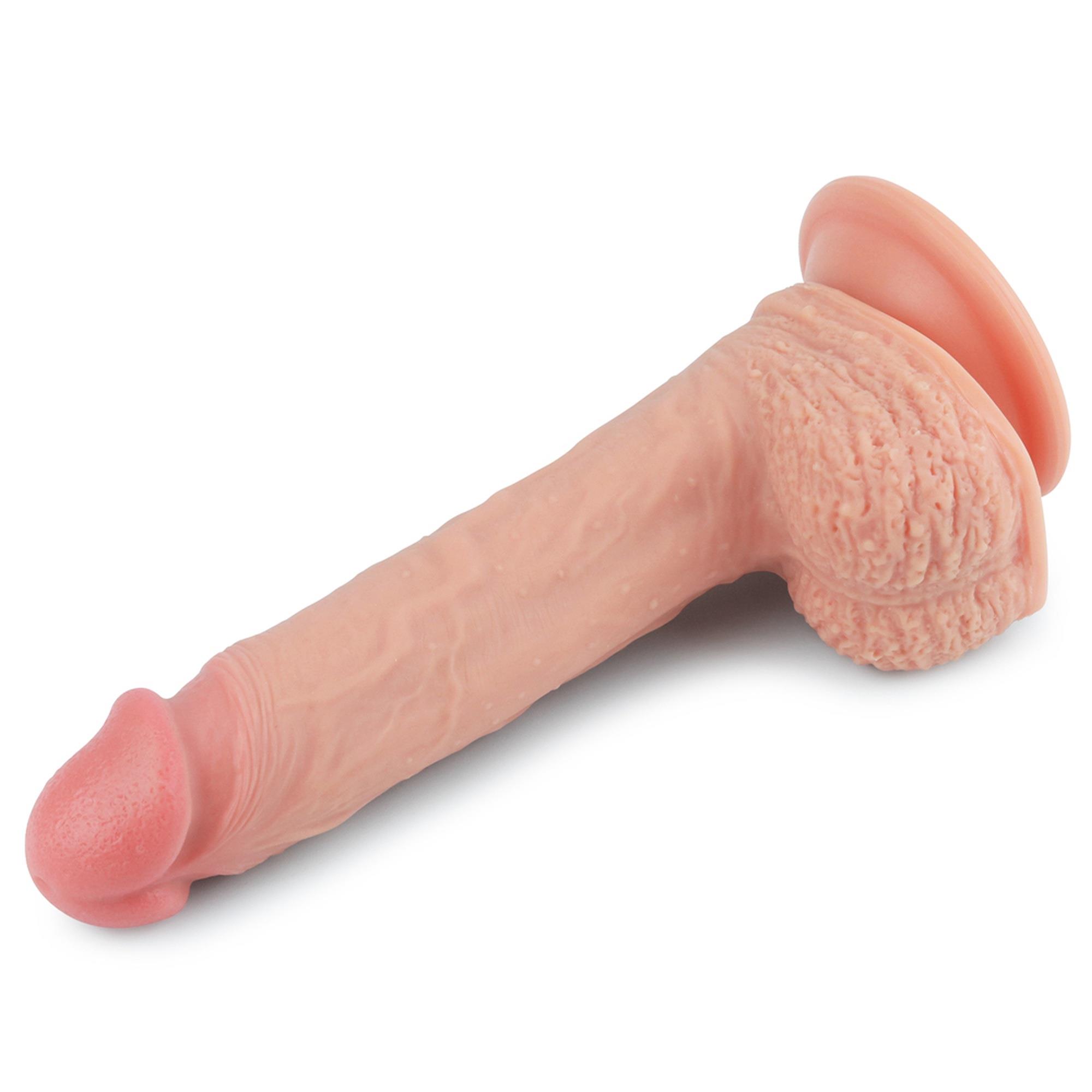 Dildo Lovetoy Nature Cock – dwuwarstwowy silikon, 22 cm — zdjęcie 5