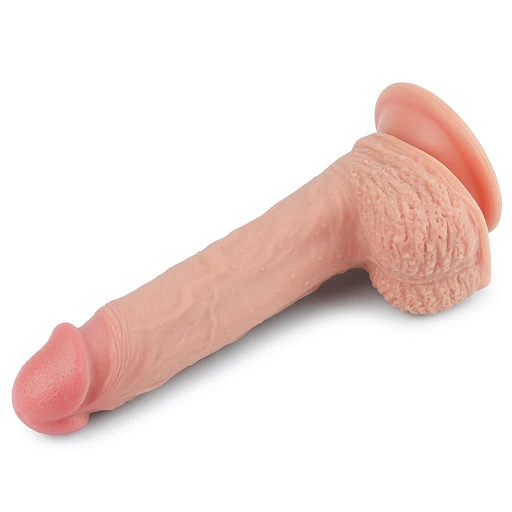 Dildo Lovetoy Nature Cock – dwuwarstwowy silikon, 22 cm — zdjęcie 5
