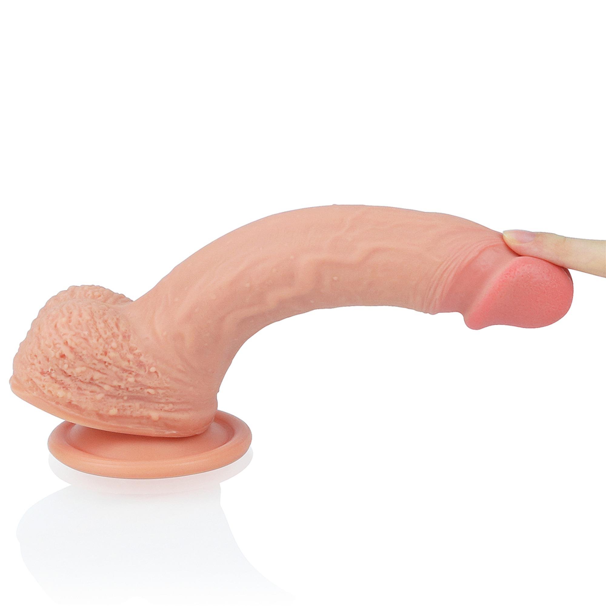 Dildo Lovetoy Nature Cock – dwuwarstwowy silikon, 22 cm — zdjęcie 7