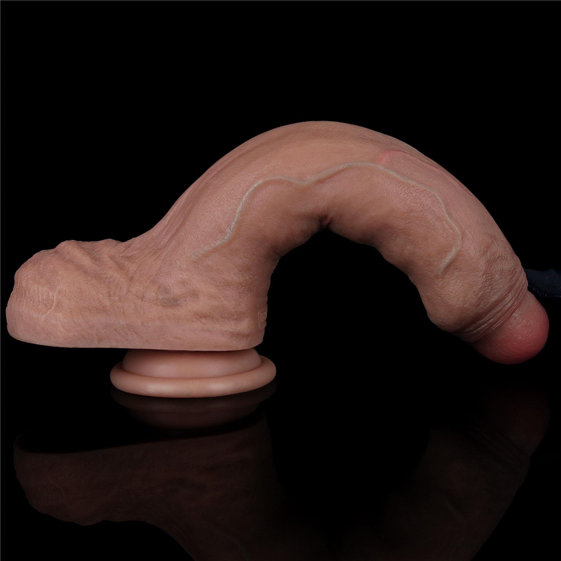 Dildo Lovetoy Dual Layered Silicone Cock – 21,6 cm, przyssawka — zdjęcie 9