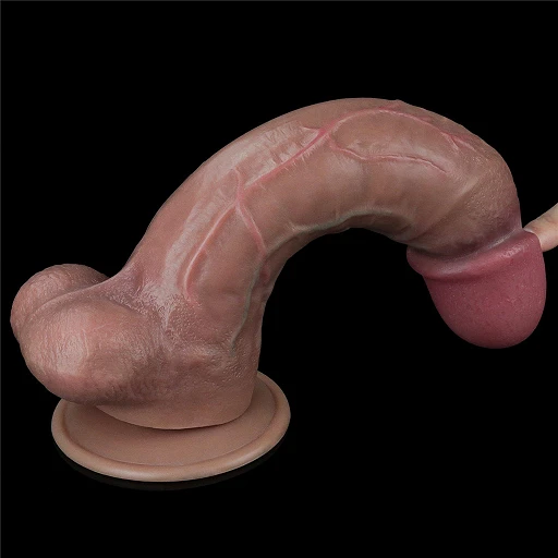 Dildo Lovetoy Nature Cock – dwuwarstwowy silikon, 26,5 cm — zdjęcie 15