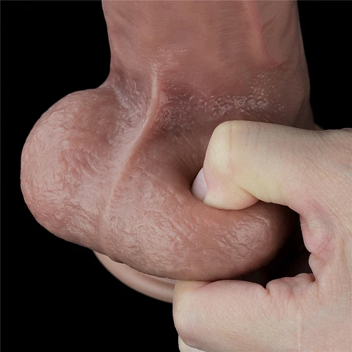 Dildo Lovetoy Nature Cock – dwuwarstwowy silikon, 26,5 cm — zdjęcie 9