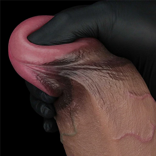 Dildo Nature Cock XXL 9.5" – dwuwarstwowy silikon, przyssawka — zdjęcie 7