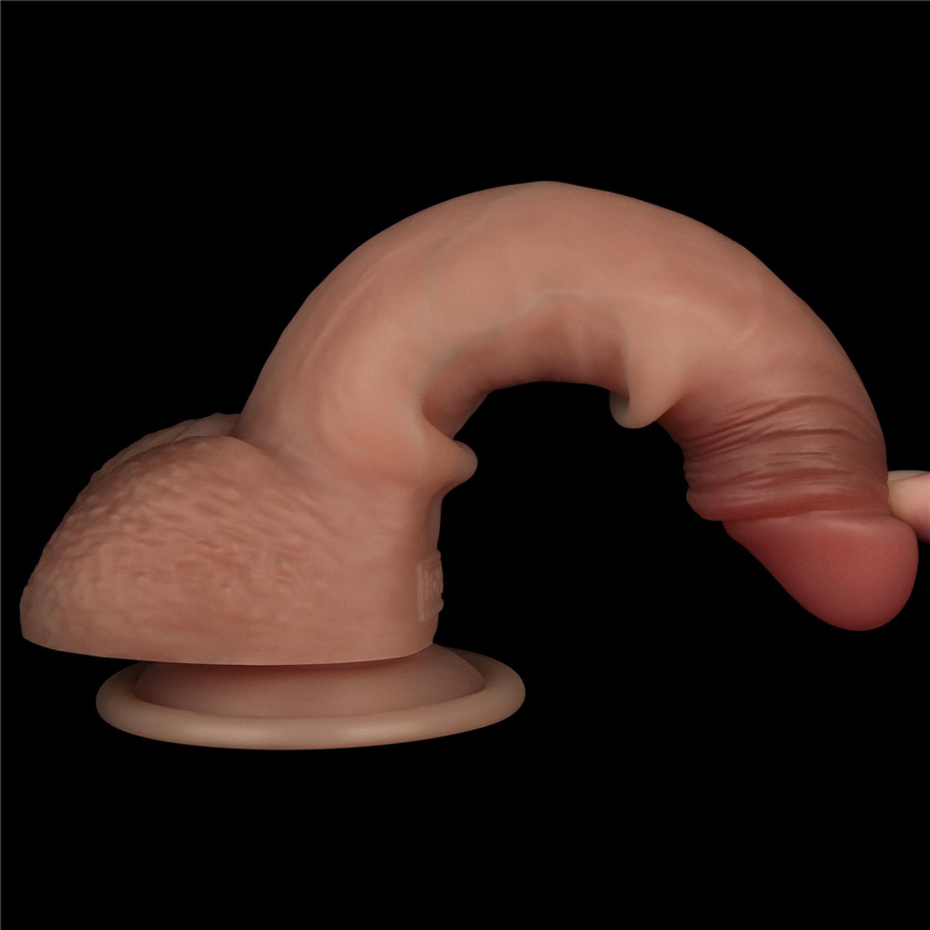 Dildo Lovetoy Sliding Skin Pro – ruchoma skóra, 19,2 cm — zdjęcie 10