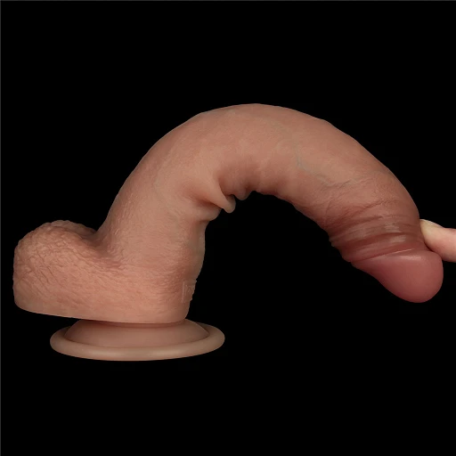 Dildo Lovetoy Sliding Skin Pro – ruchoma skóra, 21,6 cm — zdjęcie 10
