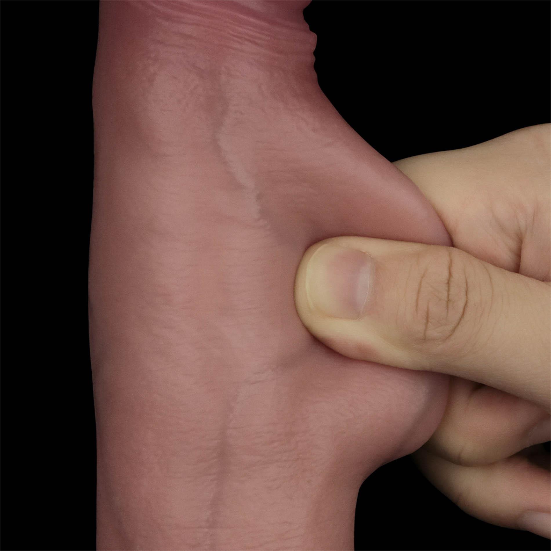 Dildo Lovetoy Sliding Pro II – dwuwarstwowy silikon z przyssawką