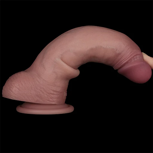 Dildo Lovetoy Sliding Pro II – dwuwarstwowy silikon z przyssawką