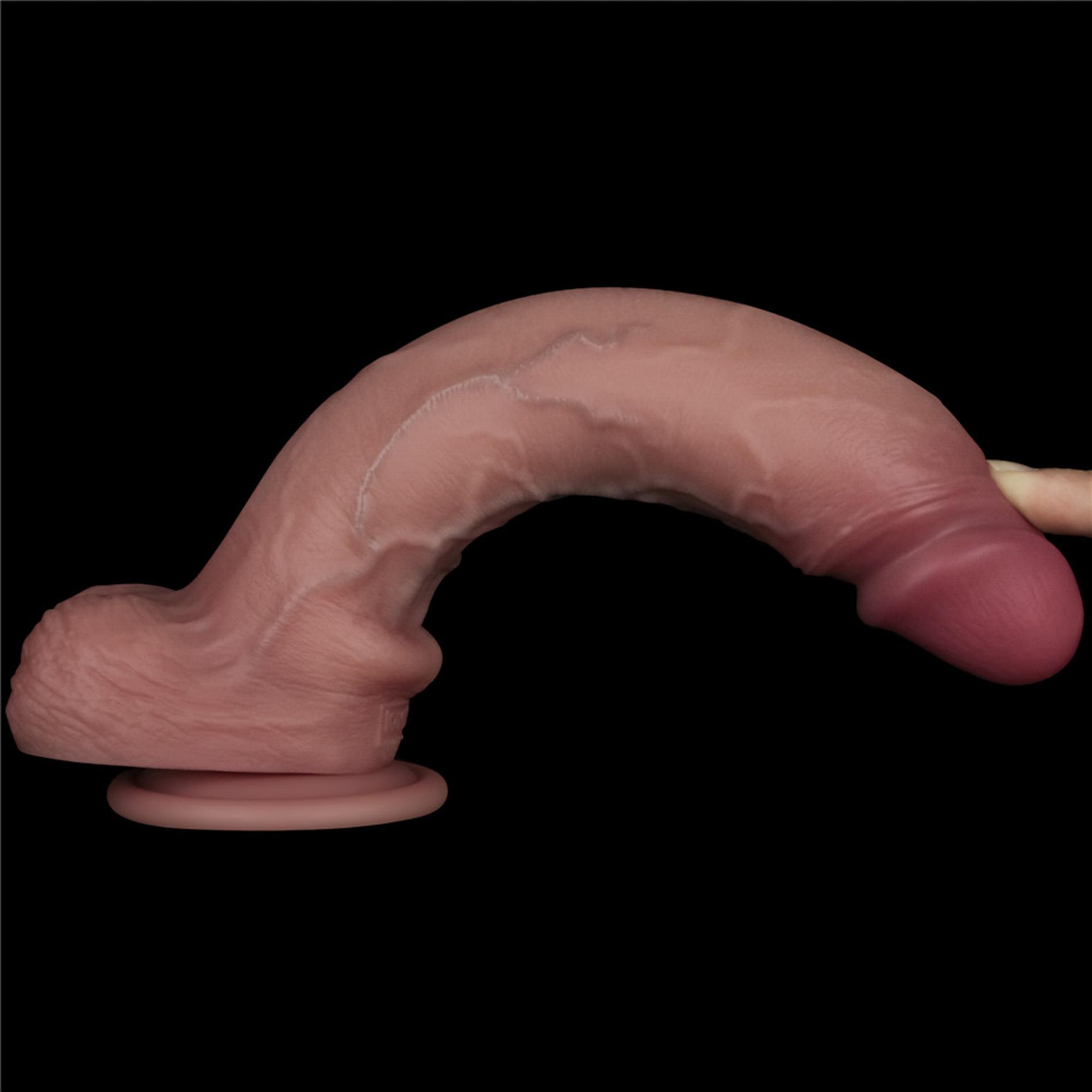Wibrator realistyczny Lovetoy Sliding Skin Pro II – cielisty, 25 cm — zdjęcie 15