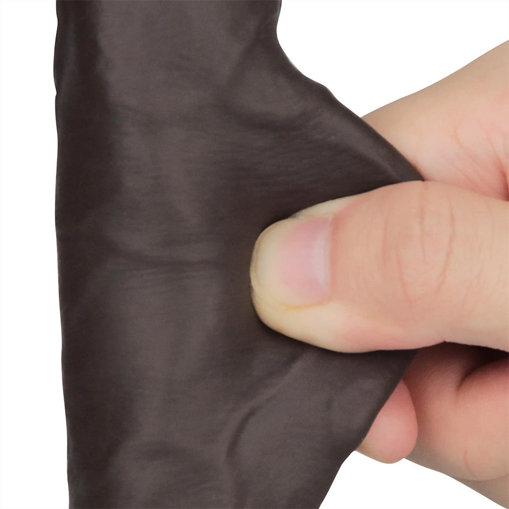 Dildo Lovetoy Sliding Skin Pro II – czarne, 19,5 cm — zdjęcie 11