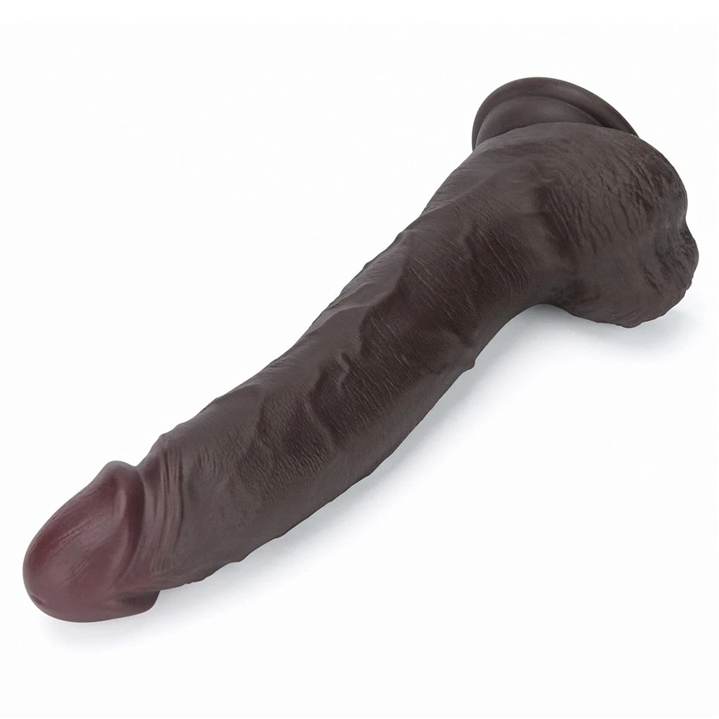Wibrator realistyczny Lovetoy Sliding Skin Pro II – czarny, 25 cm — zdjęcie 11