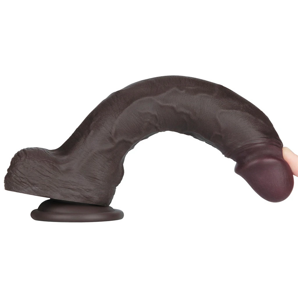 Wibrator realistyczny Lovetoy Sliding Skin Pro II – czarny, 25 cm — zdjęcie 17
