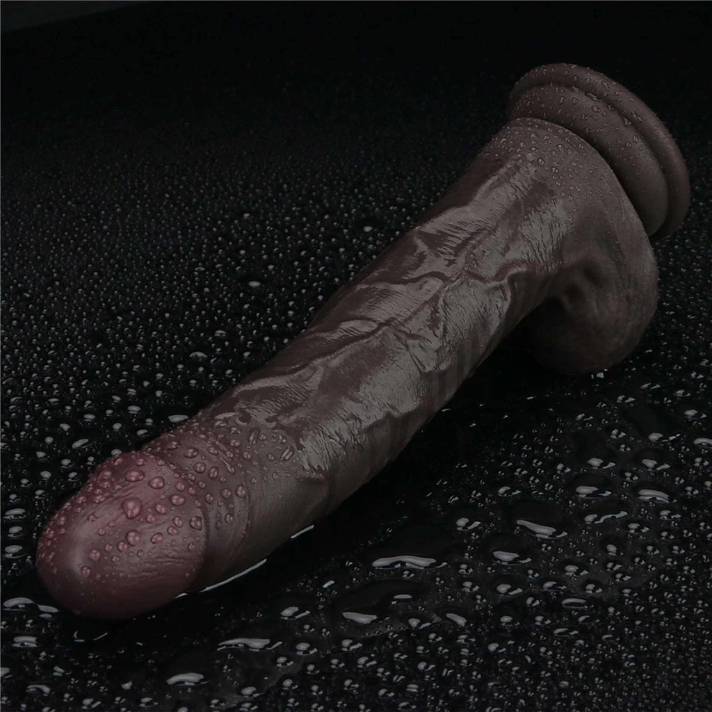 Wibrator realistyczny Lovetoy Sliding Skin Pro II – czarny, 25 cm — zdjęcie 18