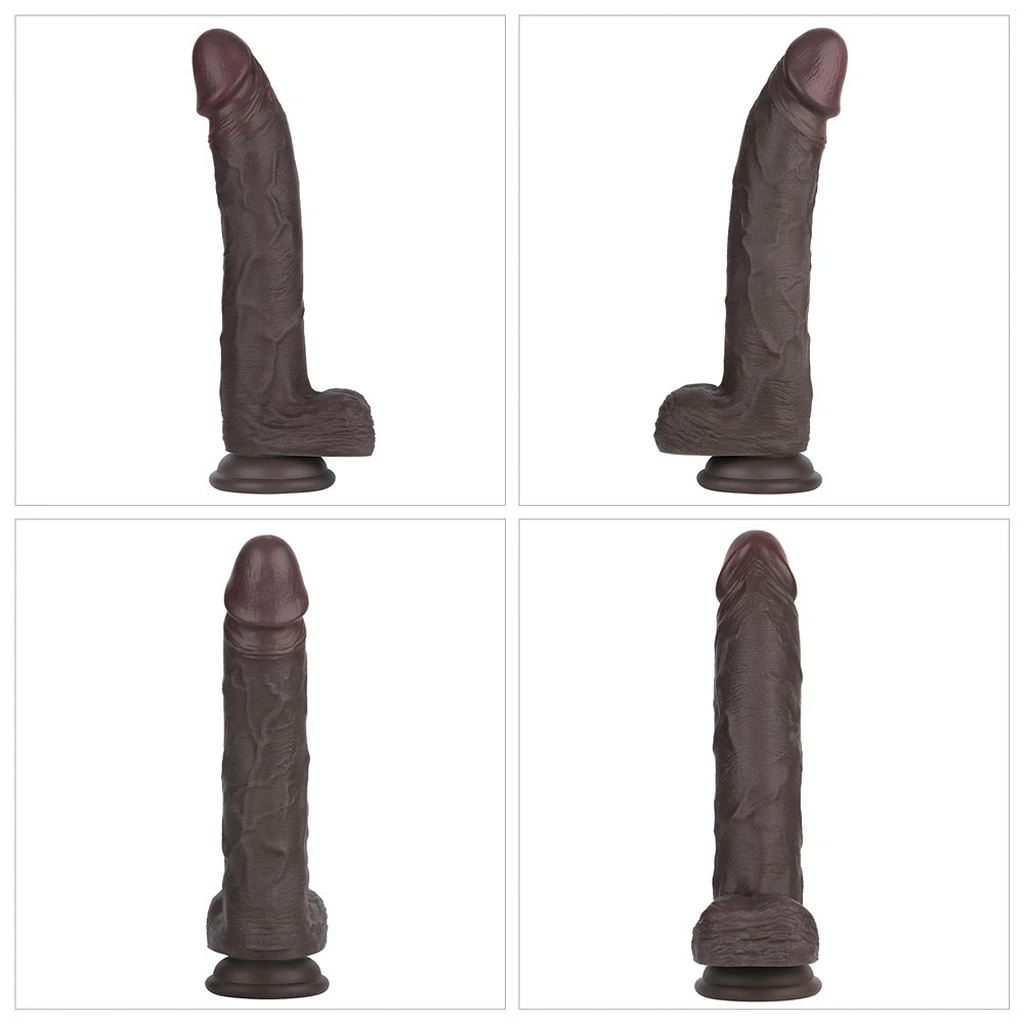 Wibrator realistyczny Lovetoy Sliding Skin Pro II – czarny, 25 cm — zdjęcie 22