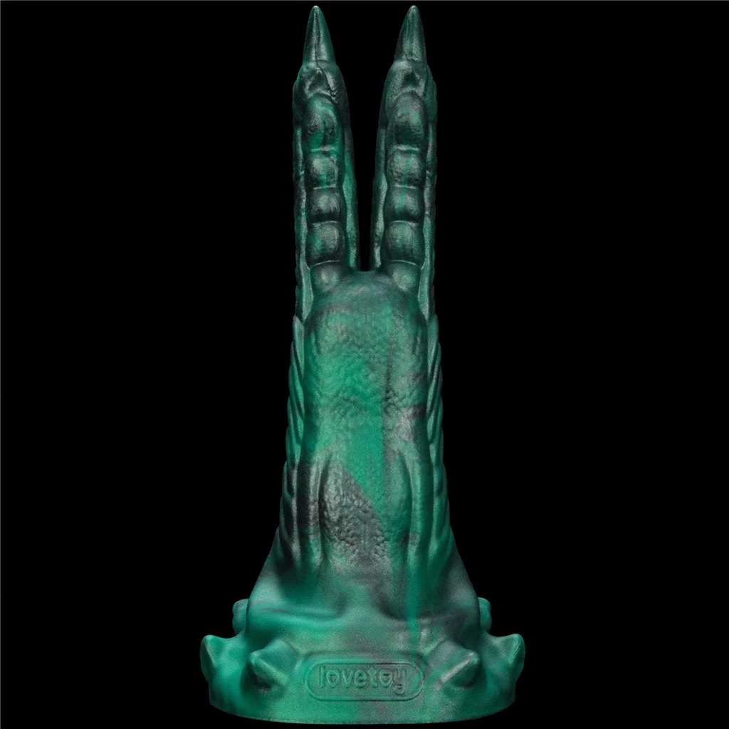 Dildo Savage Charm Double-Claw – silikon, 10 trybów, przyssawka — zdjęcie 12