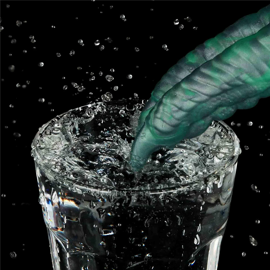 Dildo Savage Charm Double-Claw – silikon, 10 trybów, przyssawka — zdjęcie 3