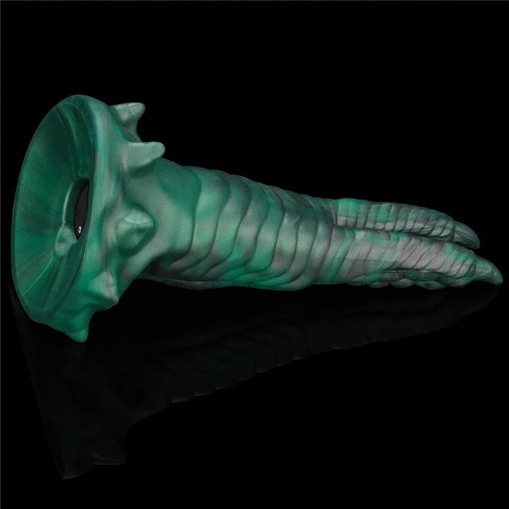 Dildo Savage Charm Double-Claw – silikon, 10 trybów, przyssawka — zdjęcie 6