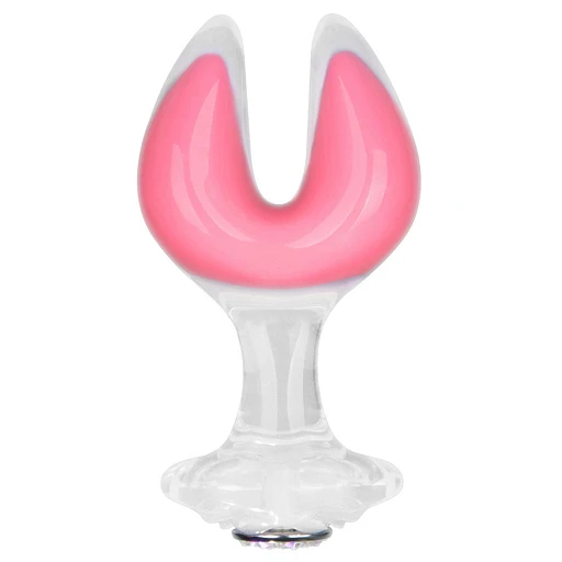 Korek analny Gemoria Dual Crescent XL – świecący, silikonowy