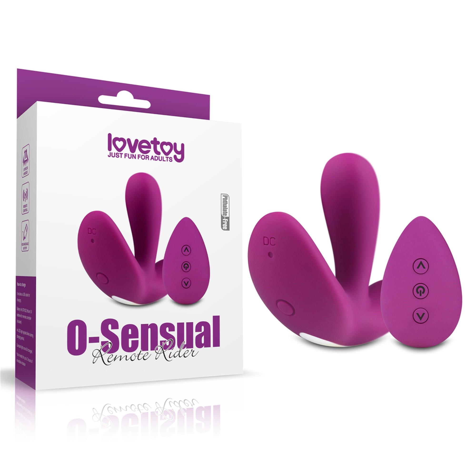 Wibrator Lovetoy O-Sensual Remote Rider – pilot, 11 trybów — zdjęcie 5