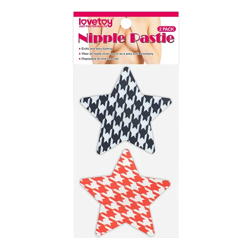 Nasutniki Lovetoy Stars - satynowe gwiazdki, 2 pary — zdjęcie 3